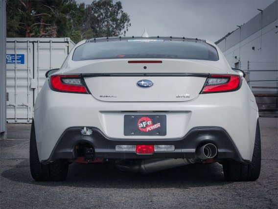 aFe 13-22 Toyota GR86/FR-S/BRZ H4-2.0L/2.4L Takeda 3in 304 SS Cat-Back Exhaust System w/ Brushed ...