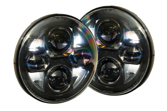 2007-2017 Jeep Wrangler JK Morimoto Sealed7 Headlights with DRL and Turn Signal Functionality