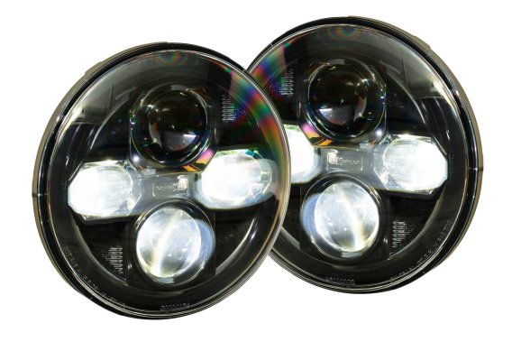 2007-2017 Jeep Wrangler JK Morimoto Sealed7 Headlights with DRL and Turn Signal Functionality