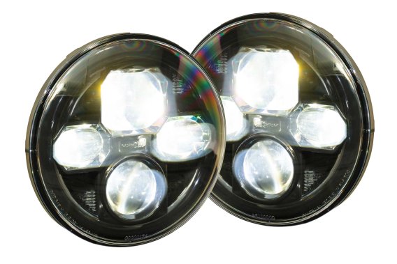 2007-2017 Jeep Wrangler JK Morimoto Sealed7 Headlights with DRL and Turn Signal Functionality