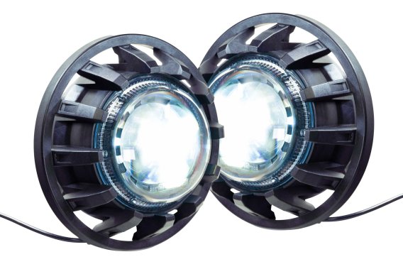 2007-2017 Jeep Wrangler JK Morimoto Super7 Bi-LED Headlights Pair - High-Performance Modular Desi...