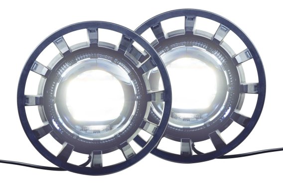 2007-2017 Jeep Wrangler JK Morimoto Super7 Bi-LED Headlights Pair - High-Performance Modular Desi...