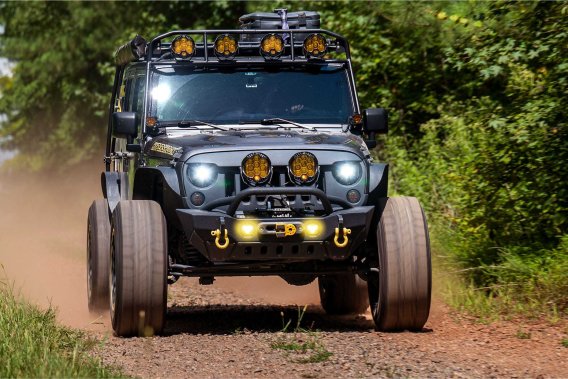 2007-2017 Jeep Wrangler JK Morimoto Super7 Bi-LED Headlights Pair - High-Performance Modular Desi...