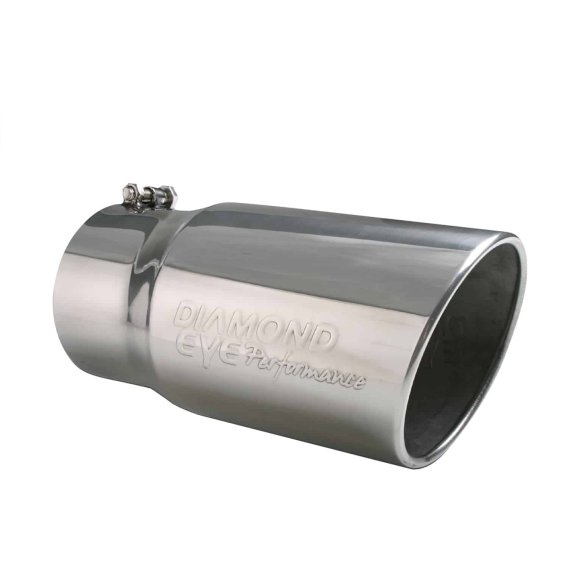 Diamond Eye 5612BRA-DE 304 Stainless Steel Exhaust Tail Pipe Tip