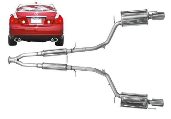 2006-2010 Infiniti M45 Exhaust System Stillen 504445