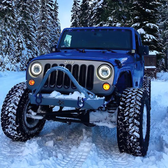 ORACLE Lighting 2007-2018 Jeep Wrangler JK Switchback LED Halo Headlights