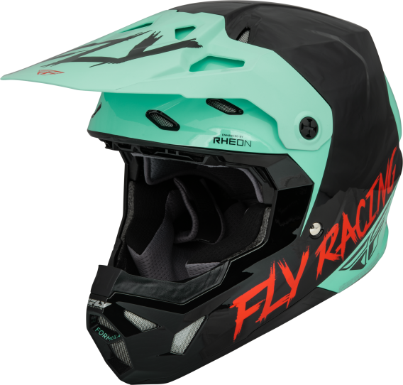 Fly Racing 73-0034L Formula Cp S.E. Rave Helmet Black/Mint/Red Lg