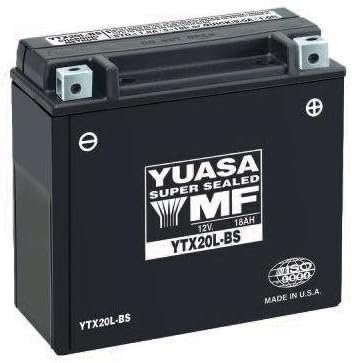Yuasa 12V AGM Battery YTX14L-BS with Acid Bottle Made in the USA