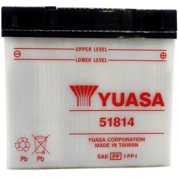 Yuasa 12V 12N5-3B Conventional Battery (Acid Not Included)