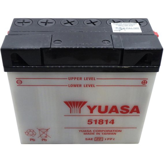 Yuasa 12V 12N5-3B Conventional Battery (Acid Not Included)