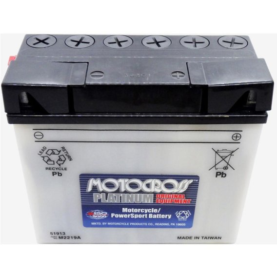 Yuasa 12V Conventional Battery 51913 (Acid Not Included)