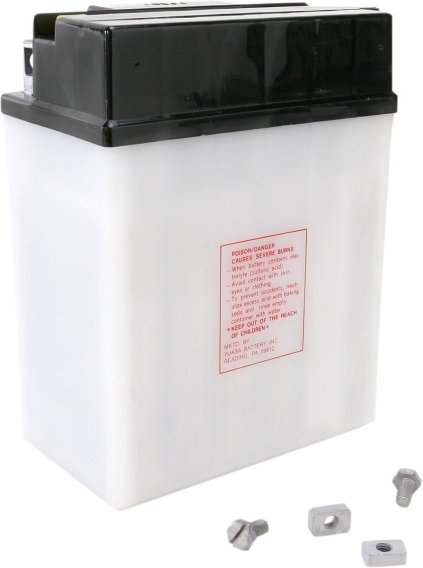 Yuasa 12V Conventional Battery YB12CA - Acid Not Included