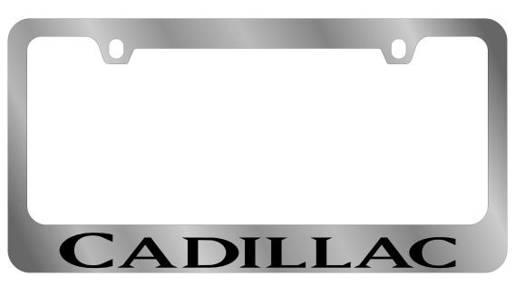 Cadillac Chrome License Plate Frame by Eurosport Daytona