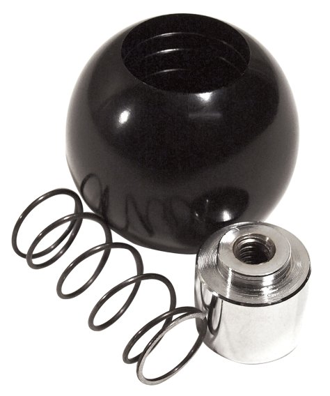 1965-1982 C2 C3 Corvette Automatic Shift Knob With Button & Spring - Black