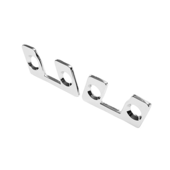 1956-1962 Corvette Convertible or Hardtop Latch Plate. Sold as a Pair