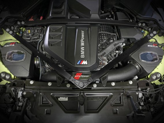 aFe 21-22 BMW M3/M4 (G80/82/83)L6-3.0L (tt) S58 Momentum GT Cold Air Intake System w/ Pro 5R Filt...