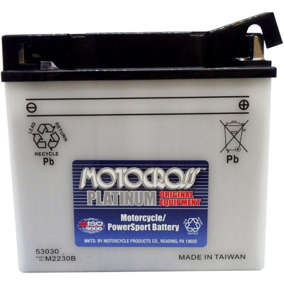 Yuasa 12V Conventional Battery 53030 (Acid Not Included)