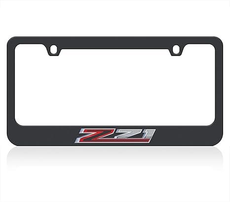Chevrolet Z71 Black License Plate Frame Eurosport Daytona