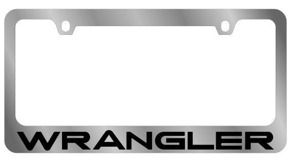 Eurosport Daytona Jeep Wrangler Chrome License Plate Frame