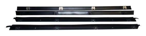 1976-1995 Jeep YJ Wrangler & CJ-7, CJ-8 Crown Automotive Inner & Outer Door Glass Weatherstrip Ki...