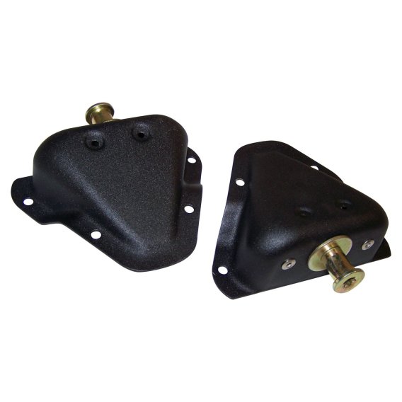Crown Automotive Door Striker Kit for 1981-1995 Jeep CJ-7, CJ-8, YJ Wrangler with Paddle Style Ha...
