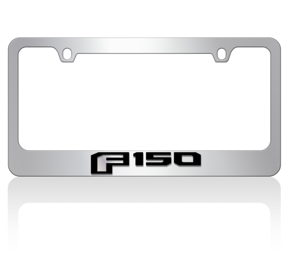 "2015 Ford F-150 Eurosport Daytona Chrome License Plate Frame – Durable, Custom Fit & Sleek Finis...