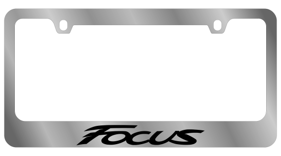 2010 Ford Focus Eurosport Daytona Chrome License Plate Frame