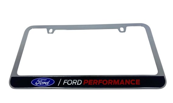 Eurosport Daytona Ford Performance Chrome License Plate Frame