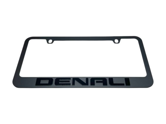 Denali Blacked Out License Plate Frame by Eurosport Daytona