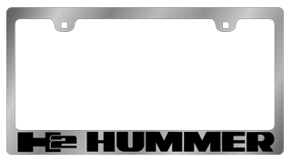 Eurosport Daytona Hummer H2 Chrome License Plate Frame