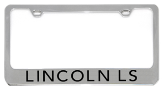Eurosport Daytona Lincoln LS Chrome License Plate Frame