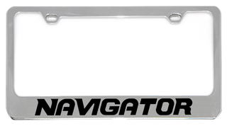 Eurosport Daytona Lincoln Navigator Chrome License Plate Frame