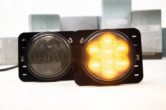 2007-2018 Jeep Wrangler JK Morimoto XB LED Parking Lights with UV Coating