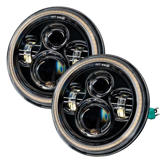 ORACLE Lighting 2007-2018 Jeep Wrangler JK Switchback LED Halo Headlights