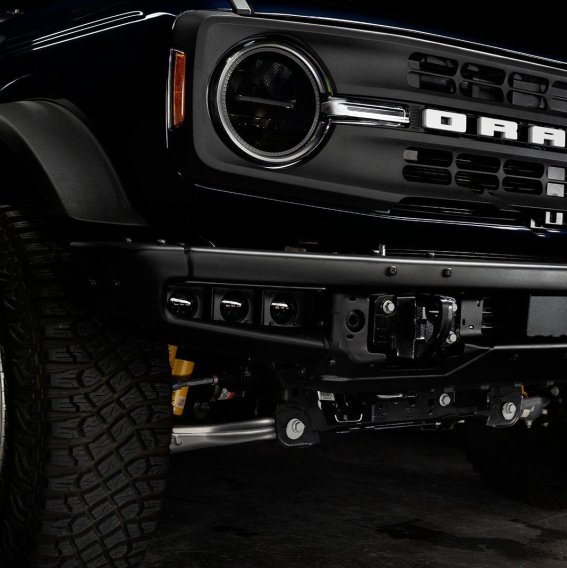 ORACLE Lighting 2021-2024 Ford Bronco Triple LED Fog Light Kit for Steel Bumper