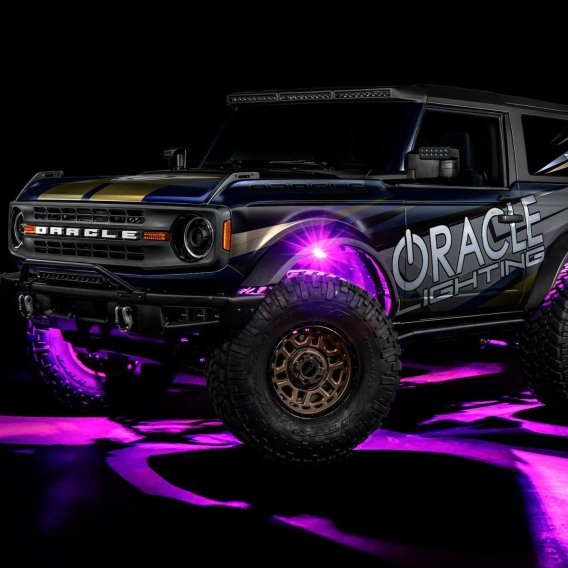 ORACLE Lighting ColorSHIFT RGB+W Underbody Wheel Well Rock Light Kit (8 PCS)
