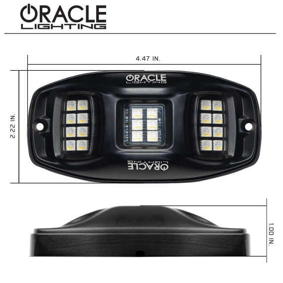 ORACLE Lighting ColorSHIFT RGB+W Underbody Wheel Well Rock Light Kit (4 PCS)
