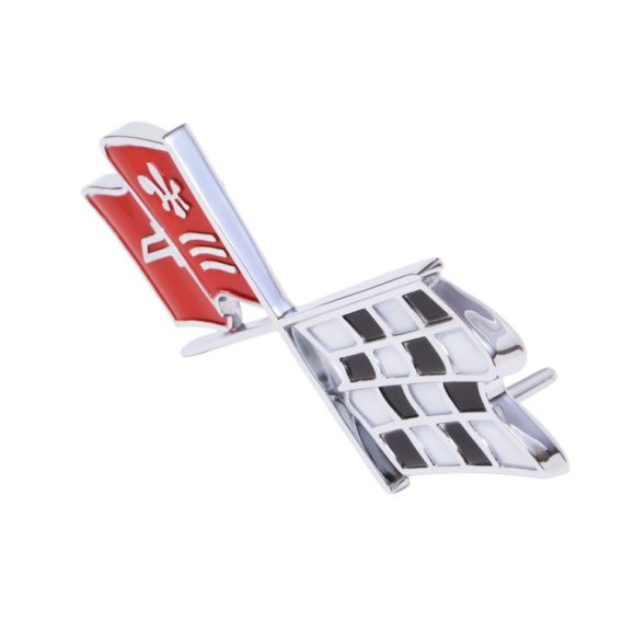 1968-1972 Corvette Front X-Flag Emblem, Sold as Each