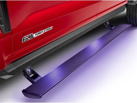 2007-2021 Toyota Tundra CrewMax AMP Research PowerStep XL Electric Running Boards with LED Illumi...