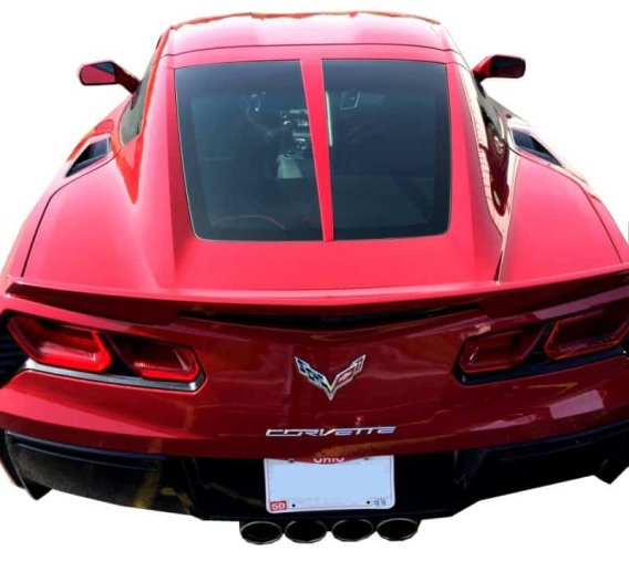 2014-2019 C7 Corvette Painted Rear Split Window Trim