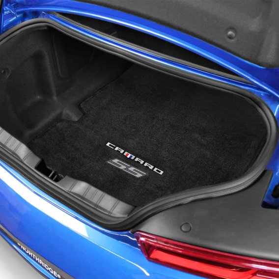 2016-2017 6th Generation Camaro CAMARO SS Silver Logo Trunk Compartment Cargo Mat