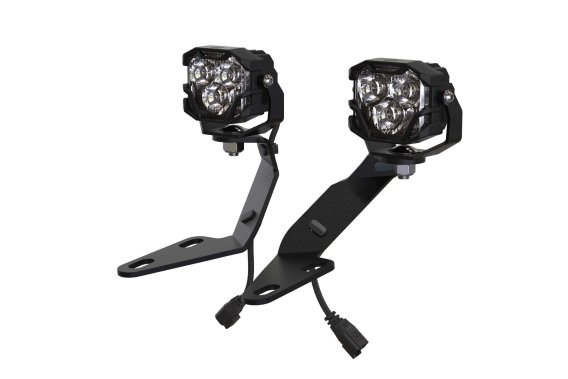 2003-2024 Toyota 4Runner Morimoto 4Banger A-Pillar LED Kit with Brackets and Harness