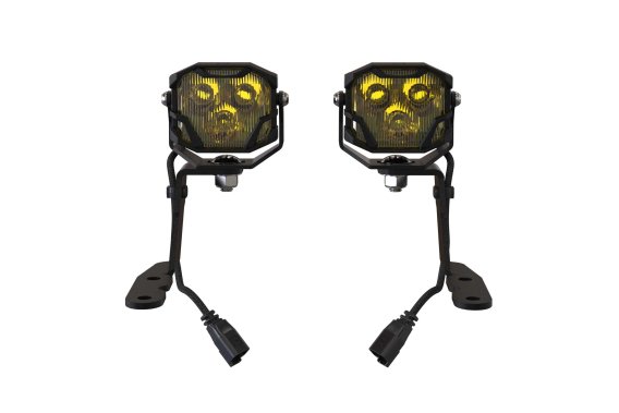 2007-2013 Chevrolet Silverado Morimoto 4Banger A-Pillar LED Lighting Kit with Brackets