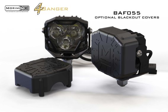 2007-2018 Jeep Wrangler JK Morimoto 4Banger A-Pillar LED Light Kit with Brackets and Wiring Harne...