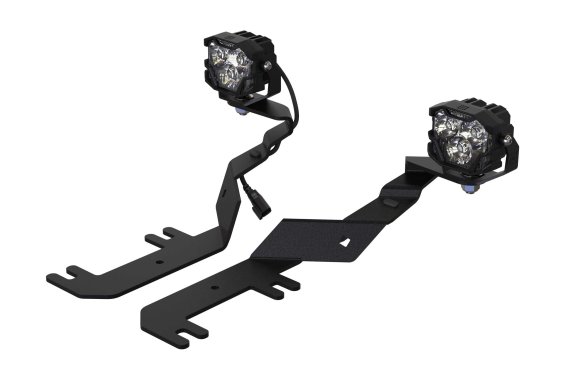 2017-2022 Ford Super Duty Morimoto 4Banger A-Pillar LED Light Kit with Brackets and Harness