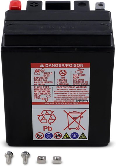 Yuasa YTX14L 12V Factory Activated AGM Battery - Made in the USA