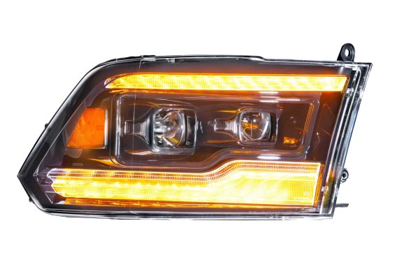 2009-2018 Dodge Ram 1500/HD Morimoto XB LED Headlights with Amber DRL - Plug and Play, DOT Approv...