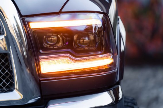 2009-2018 Dodge Ram 1500/HD Morimoto XB LED Headlights with Amber DRL - Plug and Play, DOT Approv...