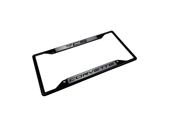 Chevrolet Corvette C5 Black License Plate Frame by Eurosport Daytona