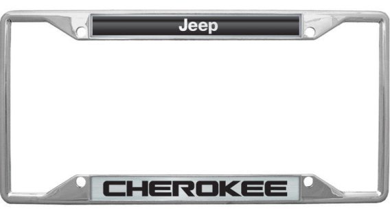 Eurosport Daytona Jeep Cherokee Chrome License Plate Frame